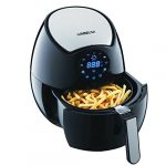 GoWISE USA 37 Quart 7 in 1 Programmable Air Fryer 100 Recipes for your Air Fryer Book GW22621Black 0 0