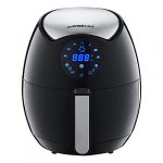 GoWISE USA 37 Quart 7 in 1 Programmable Air Fryer 100 Recipes for your Air Fryer Book GW22621Black 0 2