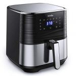 Innsky Air Fryer 58 Quart 1700 Watt Electric Stainless Steel Air Fryers Oven for RoastingBakingGrilling 7 Cooking Presets Preheat Appointment Function LED Digital Touchscreen Nonstick ETL Listed 32 Re 0 0