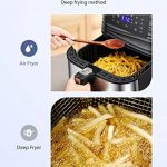 Innsky Air Fryer 58 Quart 1700 Watt Electric Stainless Steel Air Fryers Oven for RoastingBakingGrilling 7 Cooking Presets Preheat Appointment Function LED Digital Touchscreen Nonstick ETL Listed 32 Re 0 2