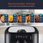 Ultrean 45 Quart Air Fryer Matte Finish Design Electric Hot Air Fryers Oven Cooker with Deluxe Temperature and Time Knob Non Stick Basket Cook Book 1500w 0 2
